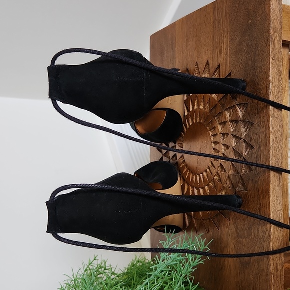 Gino Rossi black 4 inch stilleto wrap heels size EU 39 - Picture 9 of 9